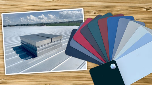 Selecting colors for Architectural Smoke Vents