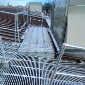 roof walk pitch correction